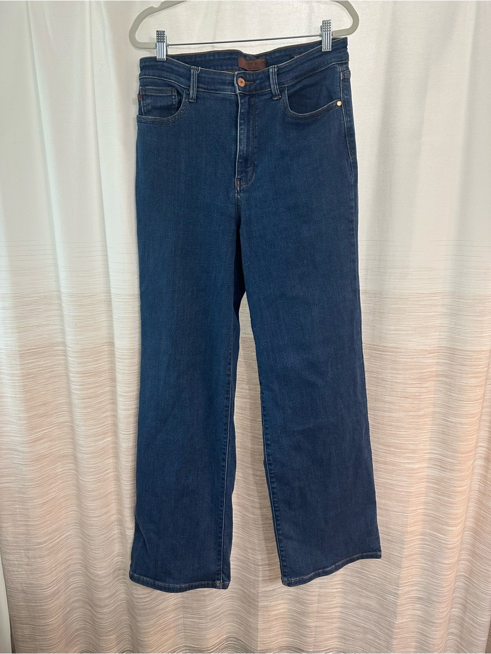 Judy Blue Classic Wide-Leg Dark Blue Jeans Size 30